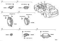 861600WW00-SPEAKER ASSY, FRONT NO.1
