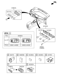 93601A4080CA-SWITCH,KEY LESS-IG.SWITCH