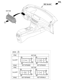 93710F8AL0TRY-SWITCH ASSY