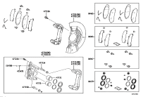 044650E070-PAD KIT, DISC BRAKE, FRONT