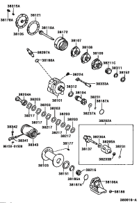 3810360240-Hub sub-assy, winch