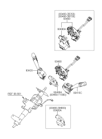 934102B101-SWITCH ASSY-LIGHTING & T/SIG