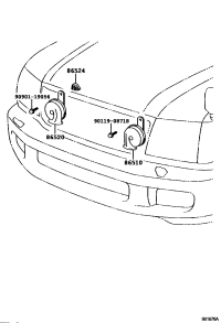 8651060260-HORN ASSY, HIGH PITCHED