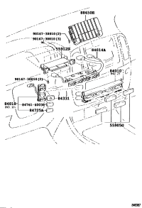 8401260320-SWITCH ASSY, CENTER CLUSTER INTEGRATION