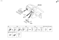 937304H000KD-Switch assy-rr fog lamp