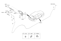 98700Q5000-MOTOR & LINKAGE ASSY-RR WIPER