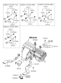 973123K100-HOSE-HEATER COOLANT OUTLET