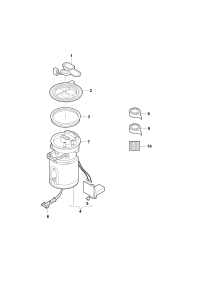 56D919051C-Display sensor-fuel delivery unit & quantity: