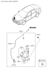 985104V000-MOTOR & PUMP ASSY-W/S WASHER