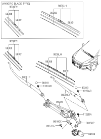 98311F0000-ARM-W/S WPR,DRIVER