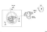 451300E160C0-BUTTON ASSY, HORN