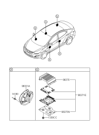 963723X000-BRACKET-EXT AMP
