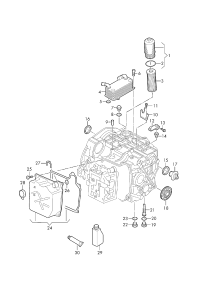 0BH317019F-TRANSMISSION OIL COOLER BMW G30, G12, B48