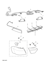 10412300-Lamp assy, tailgate side