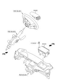 569004T000WK-MODULE ASSY-STRG WHEEL AIR BAG