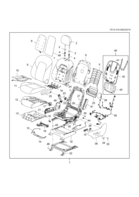 26689214-Headrest assy-fr seat