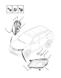 7051017300-Lamp assy-fr