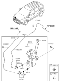 985103W000-MOTOR & PUMP ASSY-W/S WASHER