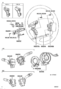 8414032240-SWITCH ASSY, HEADLAMP DIMMER