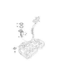 3QG919087D-FUEL PUMP- AUDI A8 RH SIDE