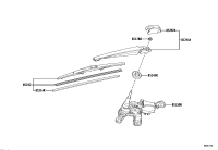 851300E150-MOTOR ASSY, REAR WIPER