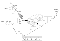 98700F8500-Motor & linkage assy-rr wpr