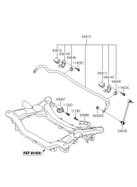 548102M000-BAR ASSY-FR STABILIZER