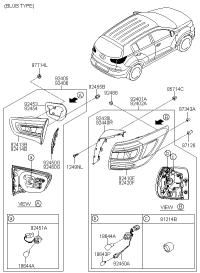 924054T600-Lamp assy-rr