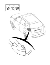 7057006700-LAMP ASSY, REAR COMBINATION, LH