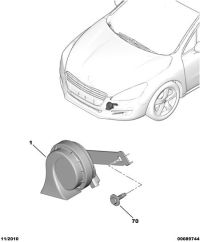 9674071880-SPKR ASSY,17CM ND