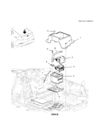 23329410-Bracket, carrier floor