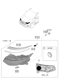 92101O3000-LAMP ASSY-HEAD,LH
