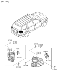 924012J101-LAMP COMBI REAR LH
