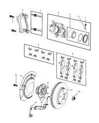68003701AA-PAD KIT FRONT DISC BRAKE