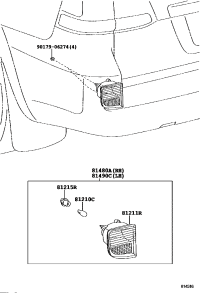 8145660031-LENS, REAR FOG LAMP