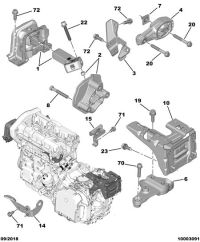 1813J0-ENGINE MOUNTING