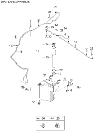 986113E200-RESERVOIR ASSY-W/SHLD WASHER