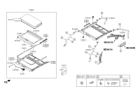 816003M100TX-PANORAMA ROOF ASSY