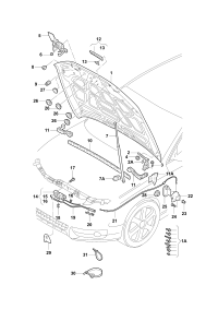 L8R0823359A-GAS SPRING VW TIGUAN