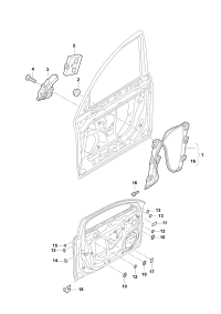 L8K0837461-WINDOW WINDER LH FRT/A6