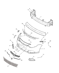 10011594-ABSORBER ENERGY,FRONT BUMPER