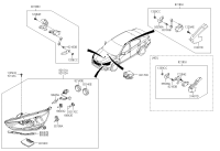 921013R550-LAMP ASSY-HEAD,LH