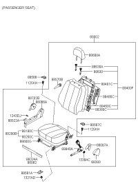 882703K000XU-SHIELD COVER-FR SEAT RH