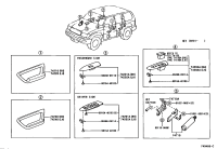 7426060010B0-ARMREST ASSY, RR DOO