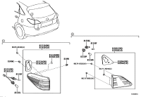 8158148120-LENS AND BODY, REAR LAMP, RH