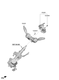 93400S3950-SWITCH ASSY-MULTIFUNCTION