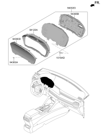 94023Q2010-CLUSTER ASSY-INSTRUMENT