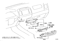 9001003055-BLUB, CENTER CLUSTER MODULE SWITCH