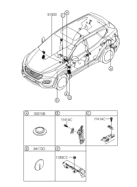 91500A1310-WIRING ASSY-FLOOR