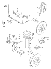 6Q0927803B-SENSOR,WHEEL SPEED FR LH-W212